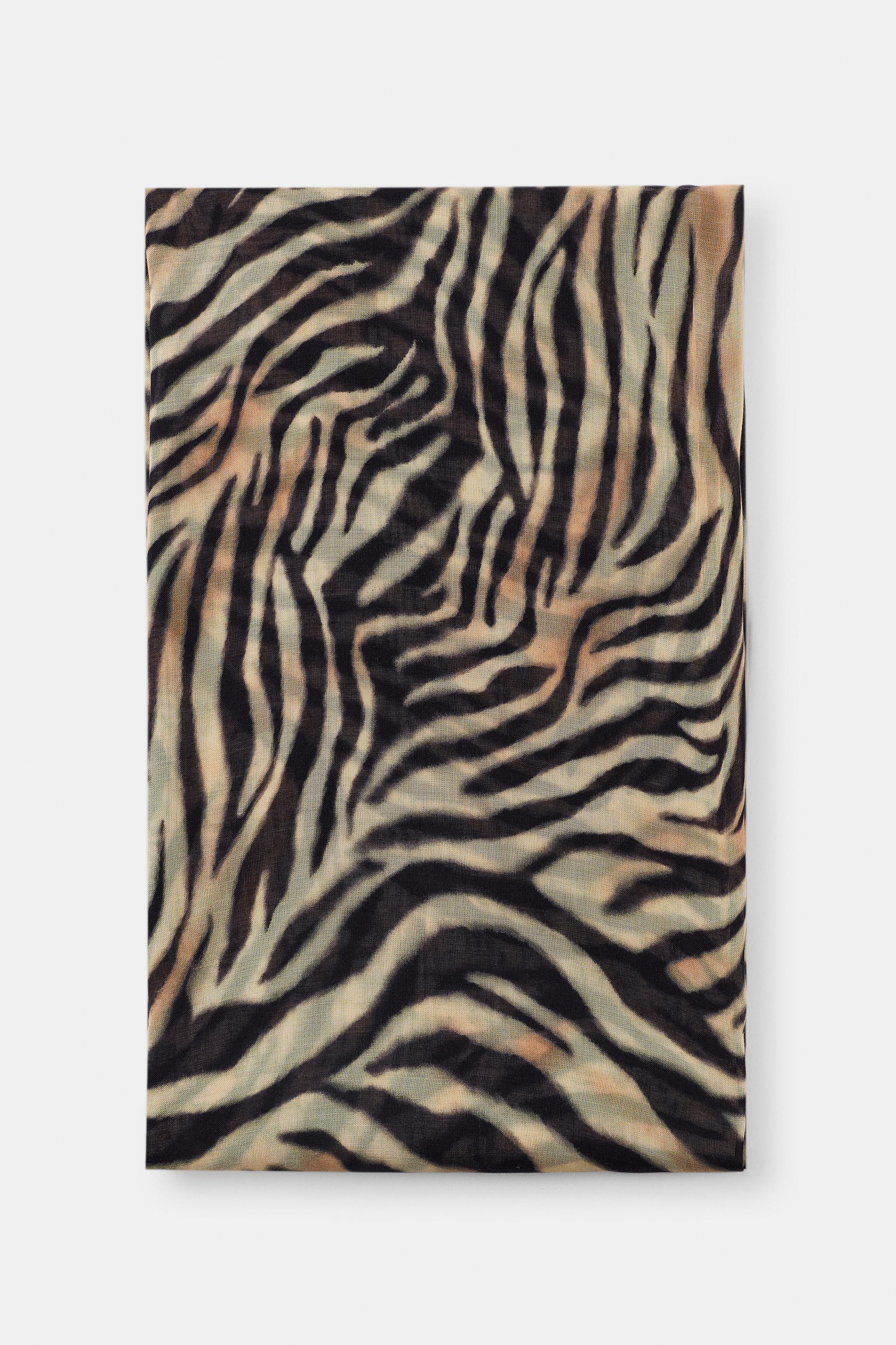 FOULARD MODAL SOIE IMPRIMÉ ANIMAL